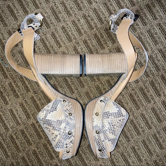 Free People Justine Snakeskin Platform Sandals - Picture 12 of 14